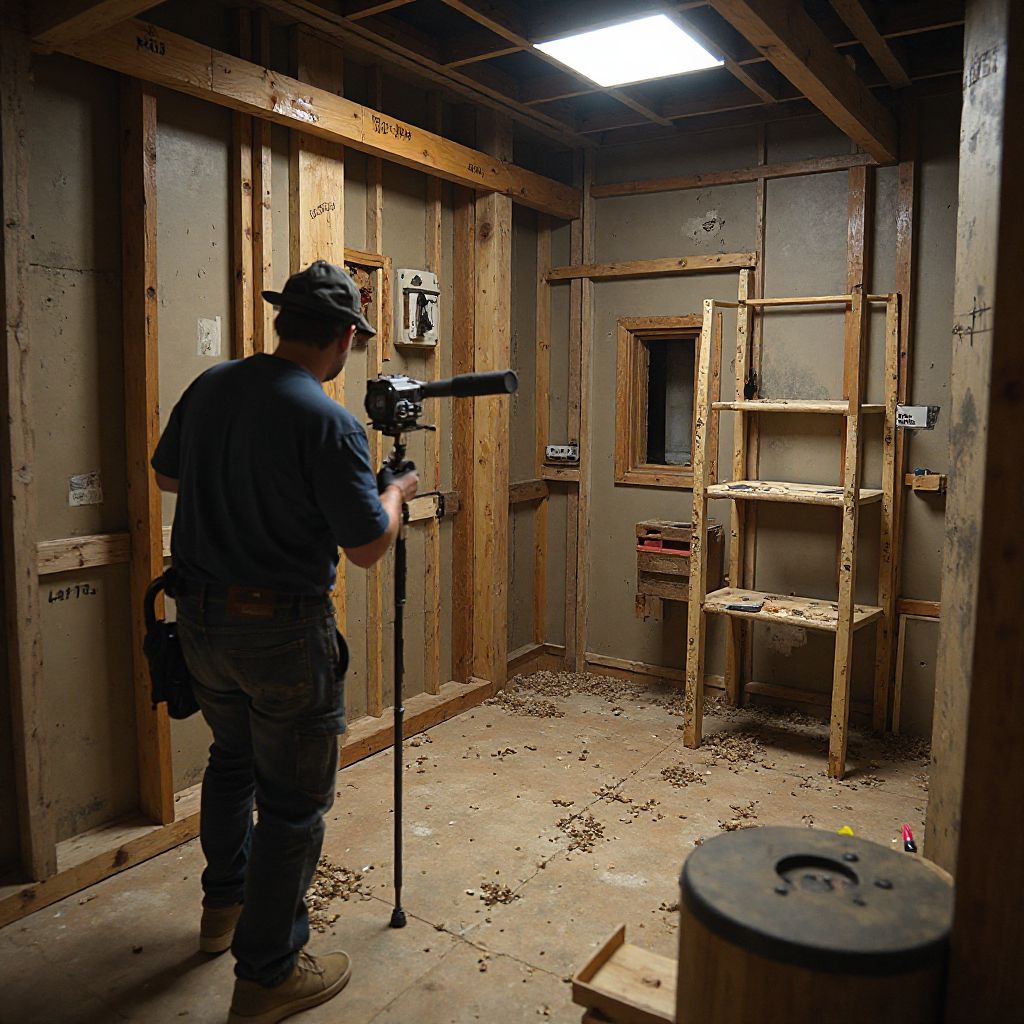 Behind the scenes room construction and puzzle installation process